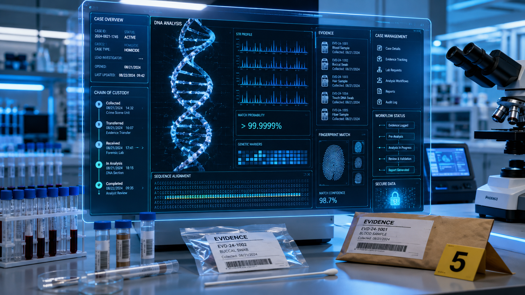 DNA & Forensics Management Systems
